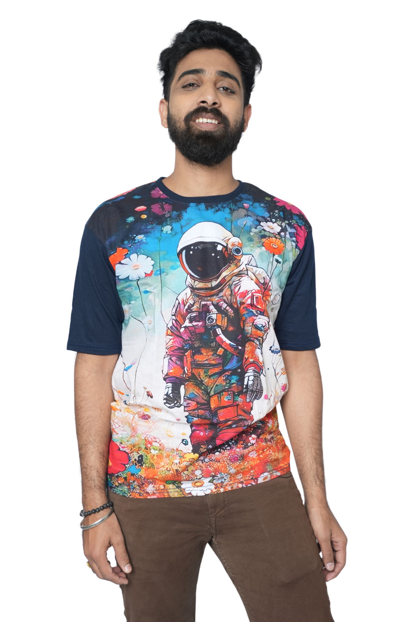 Unisex T-Shirt GalaxyGlider PanacheUnis| Pure Cotton-Linen T-shirt