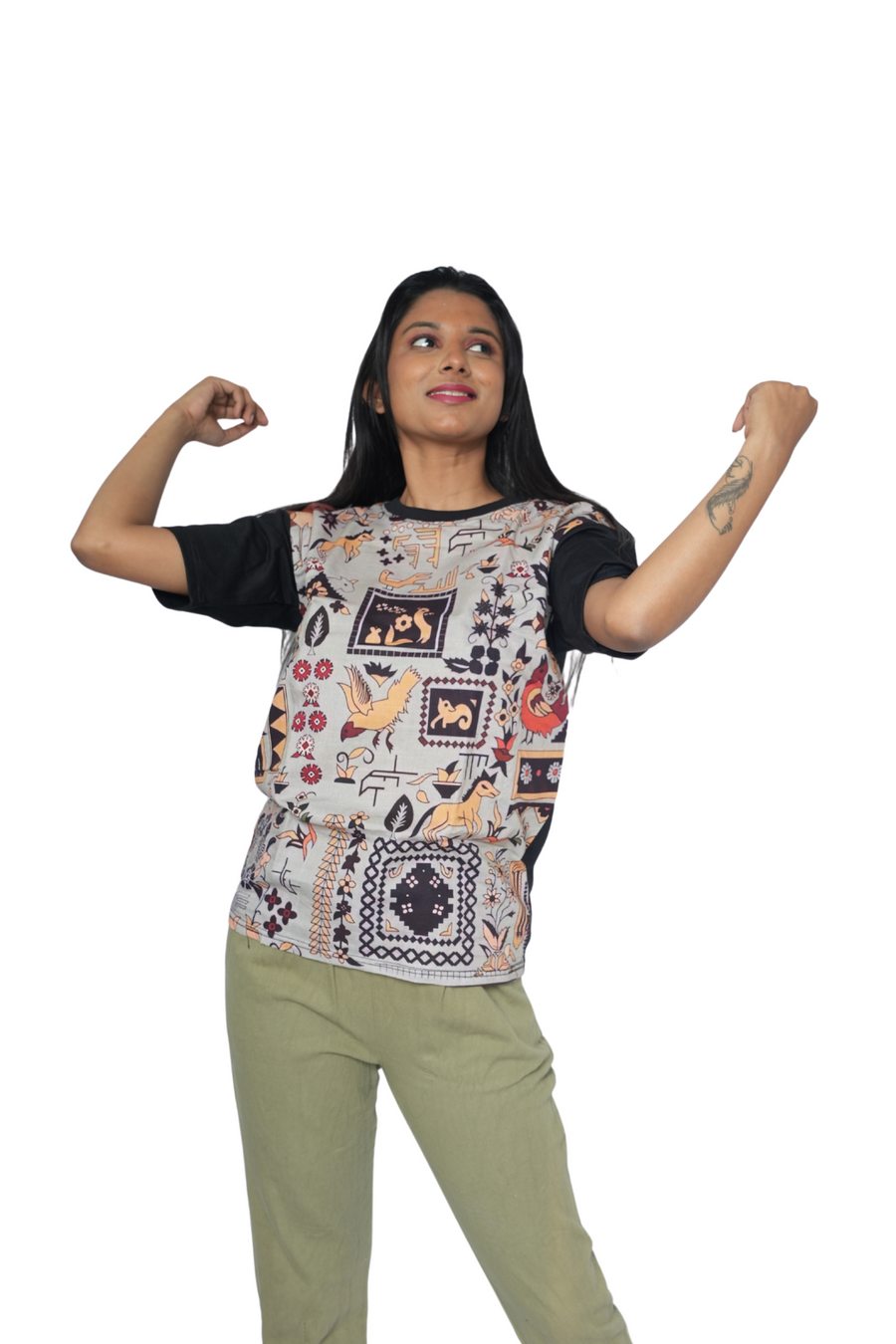 Unisex T-Shirt NomadNest PanacheUnis | Pure Cotton-Linen T-shirt