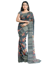 Silk Saree by Sarandhri Dola Silk Cambridge Saree Misty Petal Whispers x One Blouse